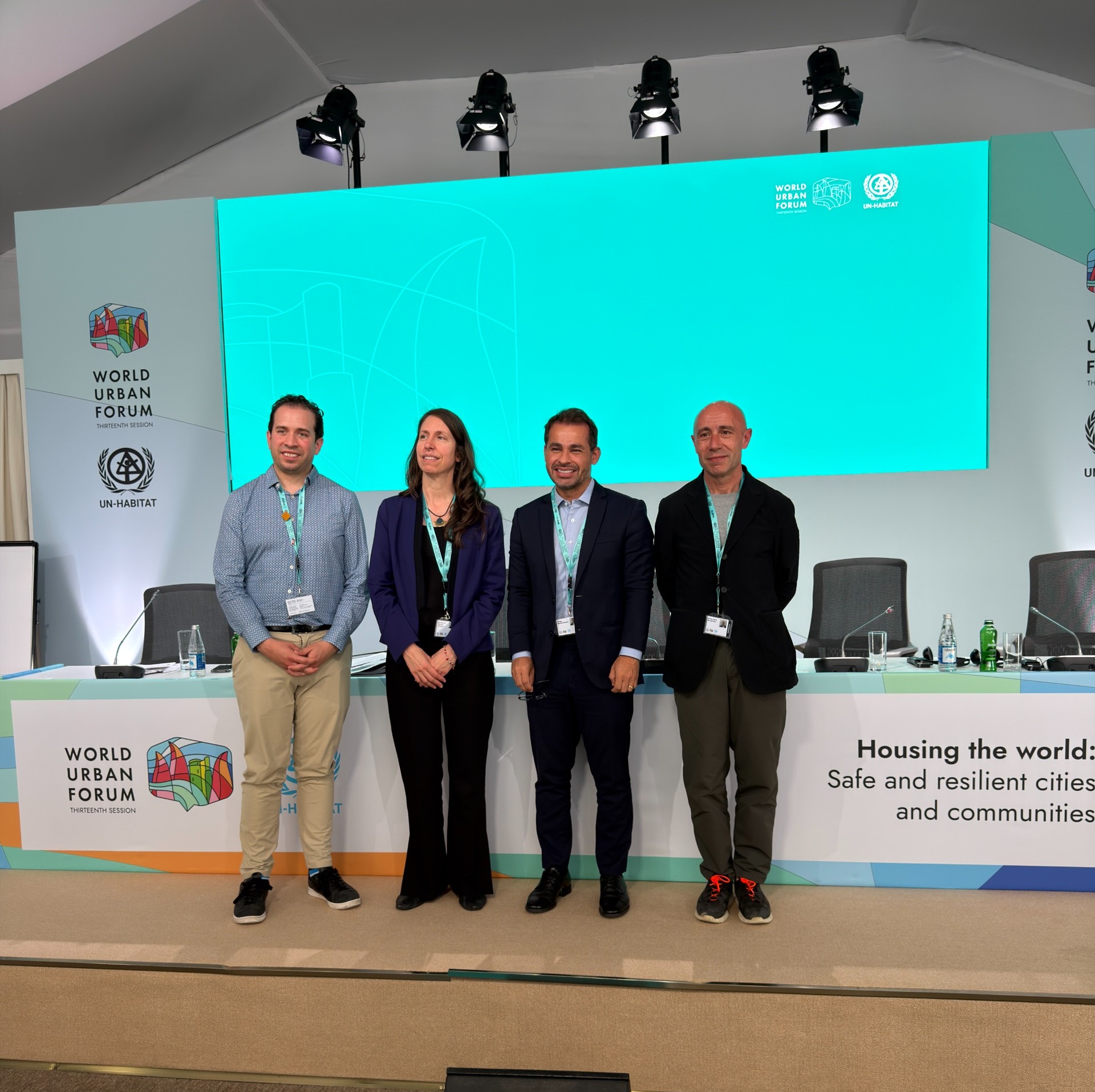 Secretário de Habitação, Diogo Soares, participa do Fórum Urbano Mundial, em Baku, no Azerbaijão.