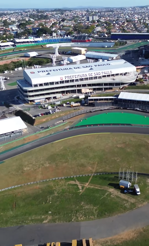 Vista aérea de Interlagos