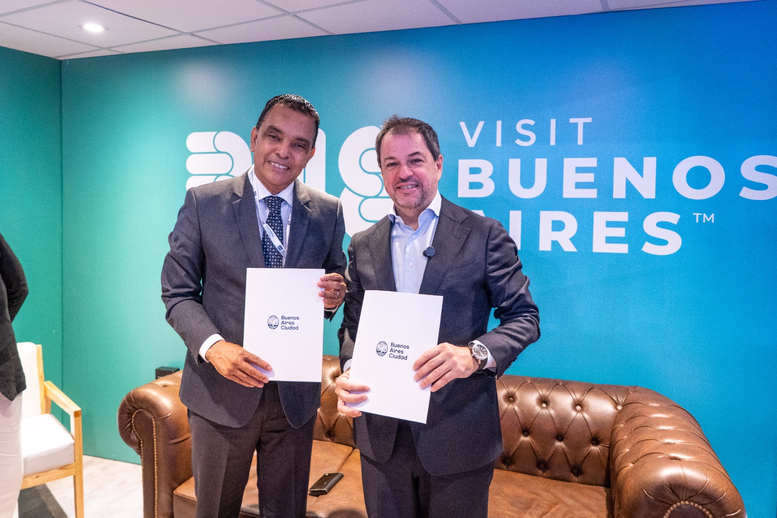 Rui Alves, Secretário Municipal de Turismo e Valentín Díaz Gilligan, Secretário de Turismo da Cidade de Buenos Aires 